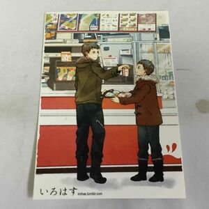 P44216 ◆いろはすイラストカード ハガキサイズ 送料180円 Japanese anime goods ★5点以上同梱で送料無料★