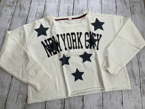 TOMMYカットソー★星柄カットソー　白カットソー