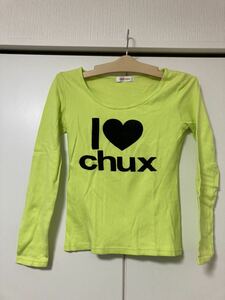 CHUXXXチュー黄緑ロンT 長袖Tシャツ