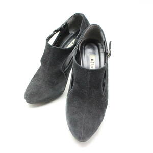  beautiful goods DIANA original leather suede pumps 22 black /B71