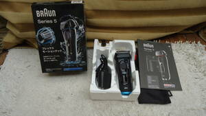  rechargeable electric shaver Brown series 5 BRAUN 5040s wet&dry Series5... operation goods 