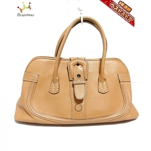 Tod's TOD'S Handbag-Leather Light Brown Bag, When, Tod's, Bag, bag