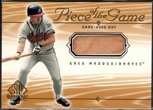 【GREG MADDUX】2000 UPPER DECK GAME USED BAT