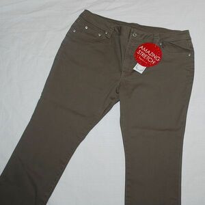 Last JOHNPIONIR 5L length of the legs 69 cotton . Ultra stretch lak stretch legs length pants khaki new goods large size 