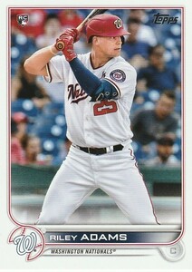 TOPPS 2022 Series1 Riley Adams 158 RC