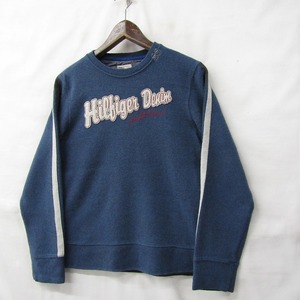 TOMMY HILFIGER DENIM サイズ S ニット スウェット トレーナー 刺繍 ワッペン トミー ヒルフィガー トルコ製 古着 ビンテージ 1MA2511