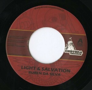 美盤！独 Germanyプレス 7インチ Ruben Da Silva / Light & Salvation【Debtera・JVDR002】Dub収録 ROOTS REGGAE 45RPM.