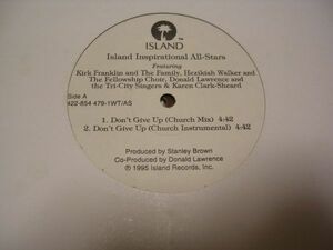 ●R&B12”●ISLAND INSPIRATIONAL ALL STARS / DON'T GIVE UP