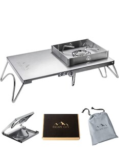 新品 未使用五種類バーナー対応 遮熱テーブル シングルバーナー用テーブル キャンプ バーベキュー ソロキャンプ バーナー