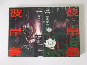 72-01234 - 彼岸島 1～2巻セット 未完 松本光司 (講談社) コミック 送料無料 レンタル落ち 日焼け有 ゆうメール発送