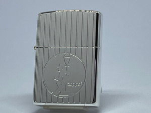 送料無料 ZIPPO[ジッポー]両面加工 オールドデザイン ドランカー シルバー 2S-DRUNK