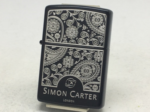 送料無料 ZIPPO[ジッポー]SIMON CARTER(サイモン・カーター)ペイズリーフレーム-IB SCP-038