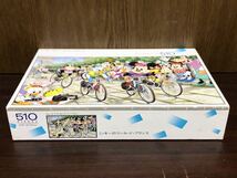 内袋未開封 Walt Disney Company Mickey ディズニー ミッキー ツール ド フランス ジグソー パズル JIGSAW PUZZLE 510 ピース テンヨー_画像5