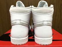 20年製 NIKE AIR JORDAN 1 HI 85 OG ナイキ エアジョーダン オリジナル AJ1【BQ4422-100】WHITE LEATHER ホワイト ナチュラル 白×灰 US12_画像5