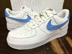 21年製 NIKE AIR FORCE 1 BY YOU UNLOCKED 50th DOUBLE SWOOSH ナイキ エアフォース 【DJ7015-991】LEATHER UNC 白 ノースカロライナ US9