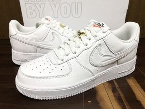 21年製 NIKE AIR FORCE 1 BY YOU UNLOCKED 50th DOUBLE SWOOSH ナイキ エアフォース【DJ7015-991】WHITE LEATHER ホワイト レザー 白 US8.5