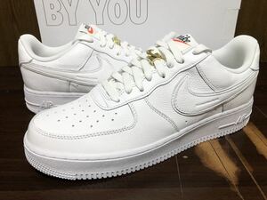 21年製 NIKE AIR FORCE 1 BY YOU UNLOCKED 50th DOUBLE SWOOSH ナイキ エアフォース【DJ7015-991】WHITE LEATHER ホワイト レザー 白 US11