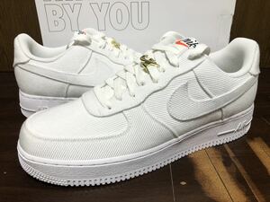 21年製 NIKE AIR FORCE 1 BY YOU UNLOCKED SWOOSH ナイキ エアフォース AF1【DQ1246-991】WHITE CORDUROY ホワイト コーデュロイ 白 US9