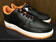 21年製 NIKE AIR FORCE 1 PRM ナイキ エアフォース プレミアム HALLOWEEN ハロウィン 目玉 蓄光 AF1【DC8891-001】ブラック オレンジ US8_画像2