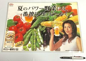 ΦΦ 販促パネル 中山美穂 キリンビール 当時物レア2