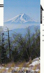 ●110-6038 日本の名山富士山テレカ