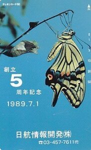 * butterfly day . information development telephone card 