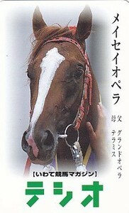 *... horse racing magazine tesiome Ise i opera telephone card 