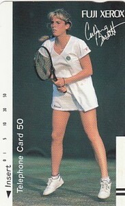 ●カーリン・バセット テニスプレイヤー　FUJI XEROXテレカ