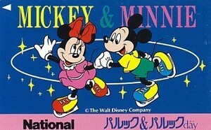 ●ディズニーミッキーマウス ミニー Nationalテレカ
