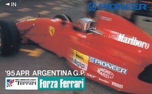 ●フェラーリ 95APR ARGENTINA G.P.テレカ