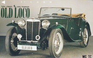 *OLD LOCO MG TC Classic car telephone card 