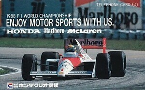 ●アイルトン・セナ F-1 ホンダクリオ愛媛テレカ