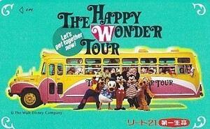 ●ディズニーミッキーマウス HAPPY WONDER TOUR 第一生命テレカ