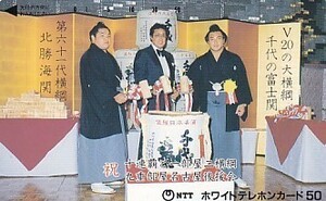 ●大相撲 千代の富士 北勝海テレカ