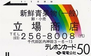 ●電電公社 立場商店テレカ