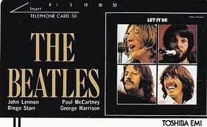 * Beatles LET IT BE телефонная карточка 