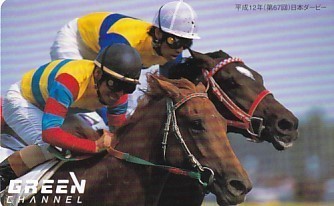 日本直販 当時物 2000年 67回 日本ダービー 競馬 Tシャツ☆武豊 岡部 ...
