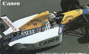 ●F-1 GRAND PRIX93 Canon Williamsテレカ