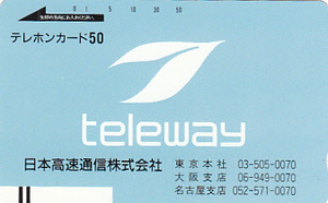 ●日本高速通信 110-5407テレカ