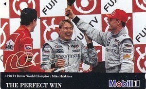 ●1998 F1 Driver World Champion Mika Hakkinenテレカ