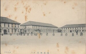 §明治大正絵葉書E77 営庭練兵 其二 大日本帝国陸軍