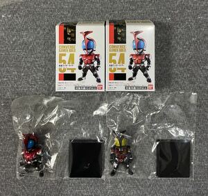 内袋未開封 仮面ライダー コンバージ 54 仮面ライダーカブト ノーマル シークレット 2個 セット ダークカブト KAMEN RIDER CONVERGE