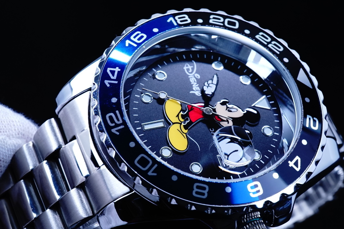 激安正規品 新品未使用 Disney限定 ミッキーマウス別注コラボ時計 スピードマスター 腕時計 アナログ Edelei Org