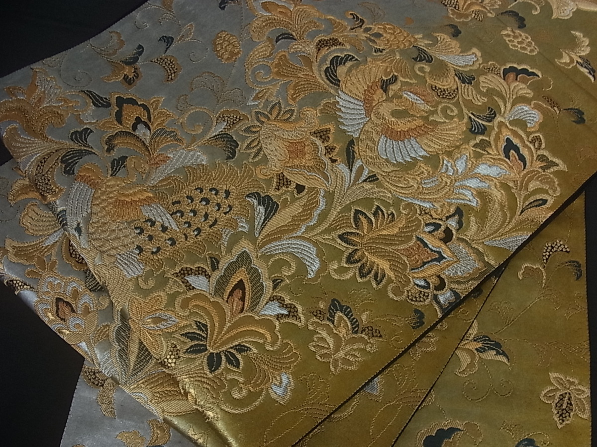 SALE/86%OFF】 袋帯 六通 刺繍 金通し 桜 丸紋 逸品 asakusa.sub.jp