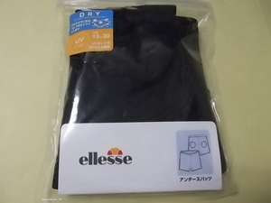  стандартный товар новый товар ellesse( ellesse ) 140cm теннис нижний леггинсы * нижние штанишки ( мяч карман есть ) чёрный цвет детский 