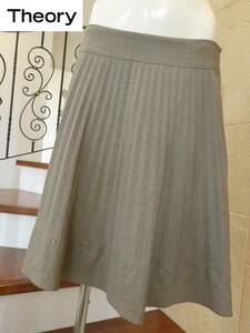 2.5 ten thousand beautiful goods Theory theory * gray pleated skirt 4 L corresponding 