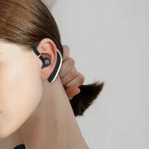 Bluetooth 5.0 ワイヤレス イヤホン ヘッドセット 生活 防水 片耳 ハンズフリー 両耳対応 高音質 耳掛け 耳かけ 白 ホワイト 送料無料_画像8