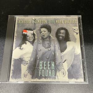 ● POPS,ROCK ASHFORD & SIMPSON WITH MAYA ANGELOU - BEEN FOUND シングル, REMIX, 1996 CD 中古品