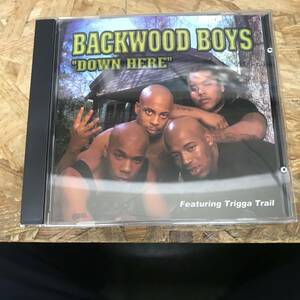 ● HIPHOP,R&B BACKWOOD BOYS - DOWN HERE INST,シングル,RARE,INDIE CD 中古品