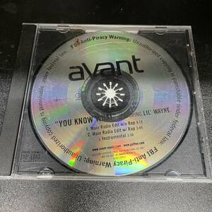 ● HIPHOP,R&B AVANT - YOU KNOW WHAT シングル, INST, RARE, LIL WAYNE, 2005, PROMO CD 中古品
